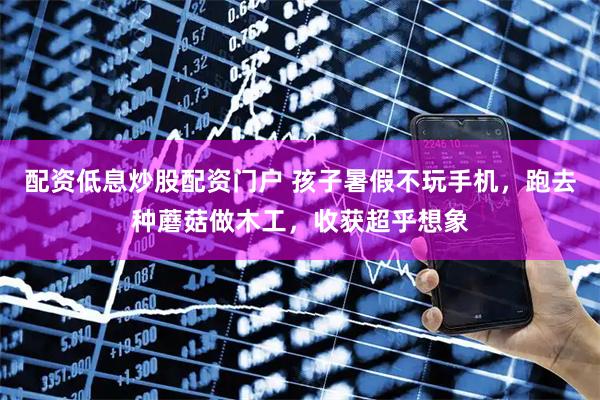 配资低息炒股配资门户 孩子暑假不玩手机，跑去种蘑菇做木工，收获超乎想象